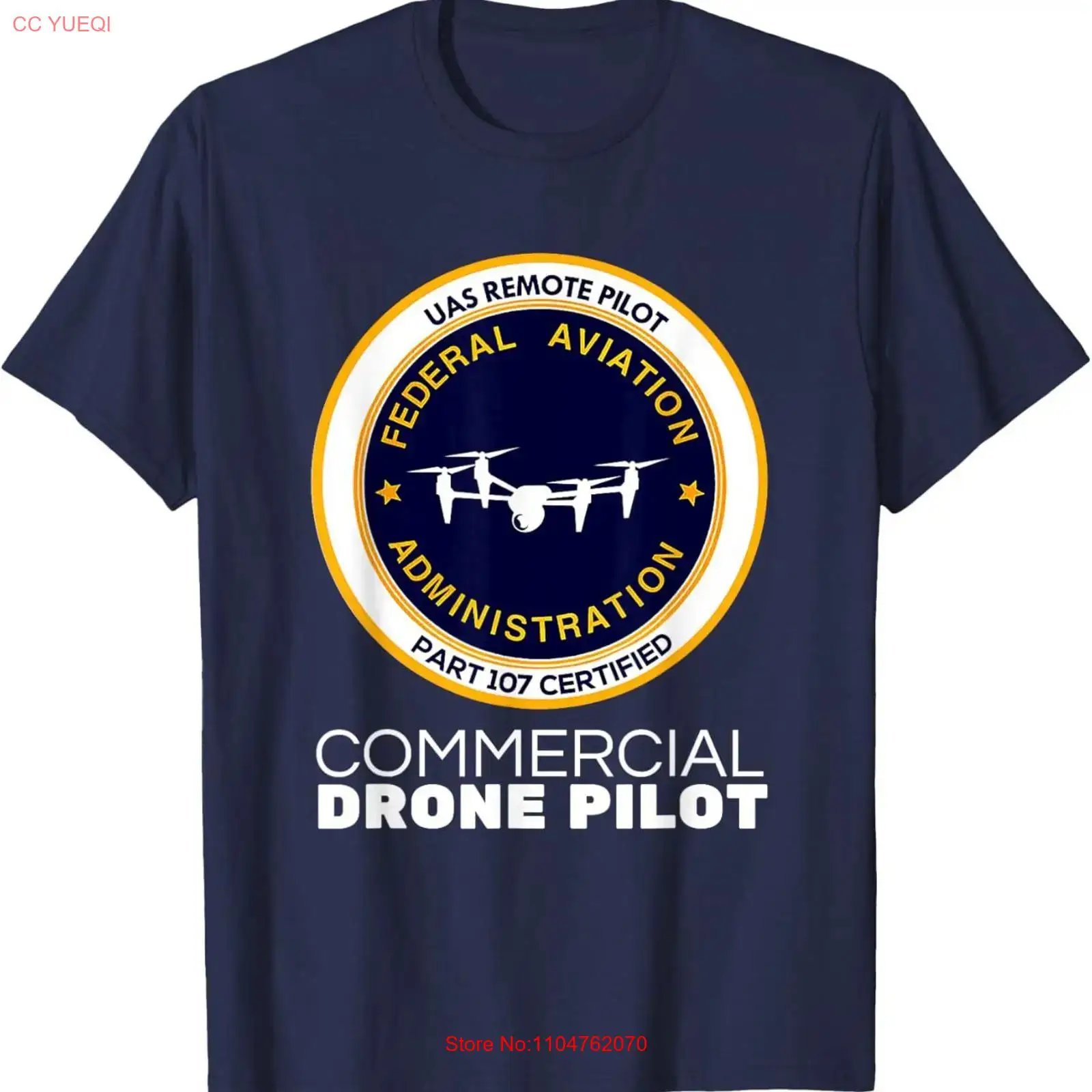 Commercial Printing & Packaging Pvt Ltd - Футболка FAA Commercial Drone Pilot T
