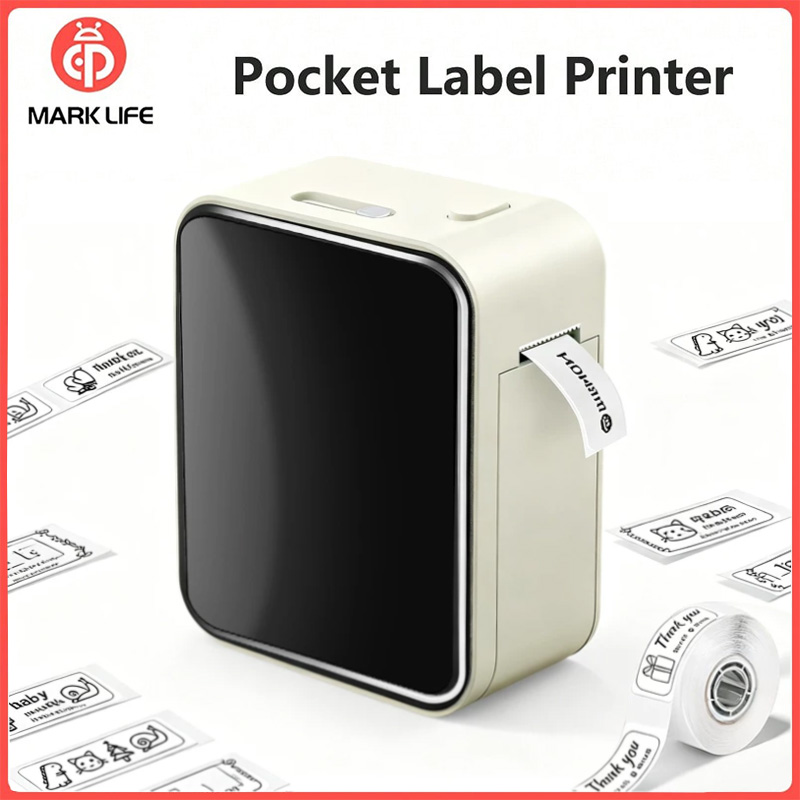 Commercial Printing Machine Price - Портативный термопринтер этикеток Marklife P15, безчернильный,