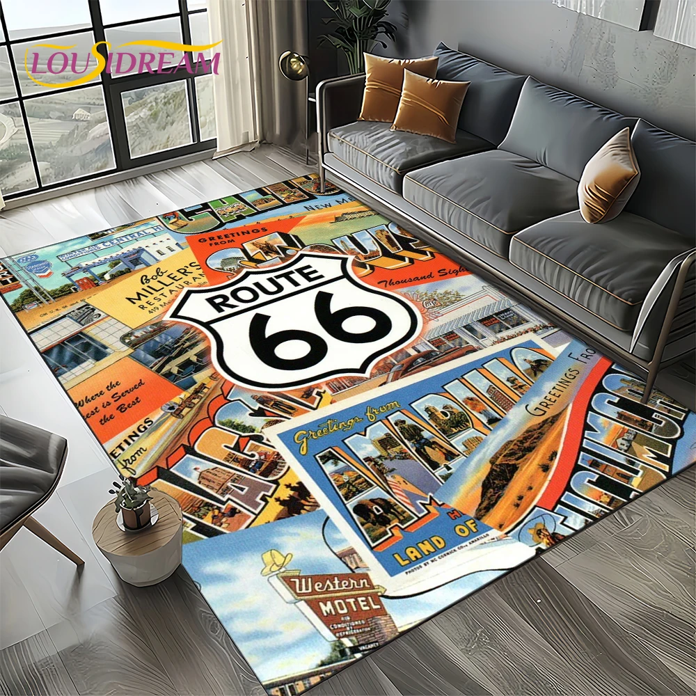 Route 66, ретро, Америка, исто – обзор и цена Commercial Road Printing