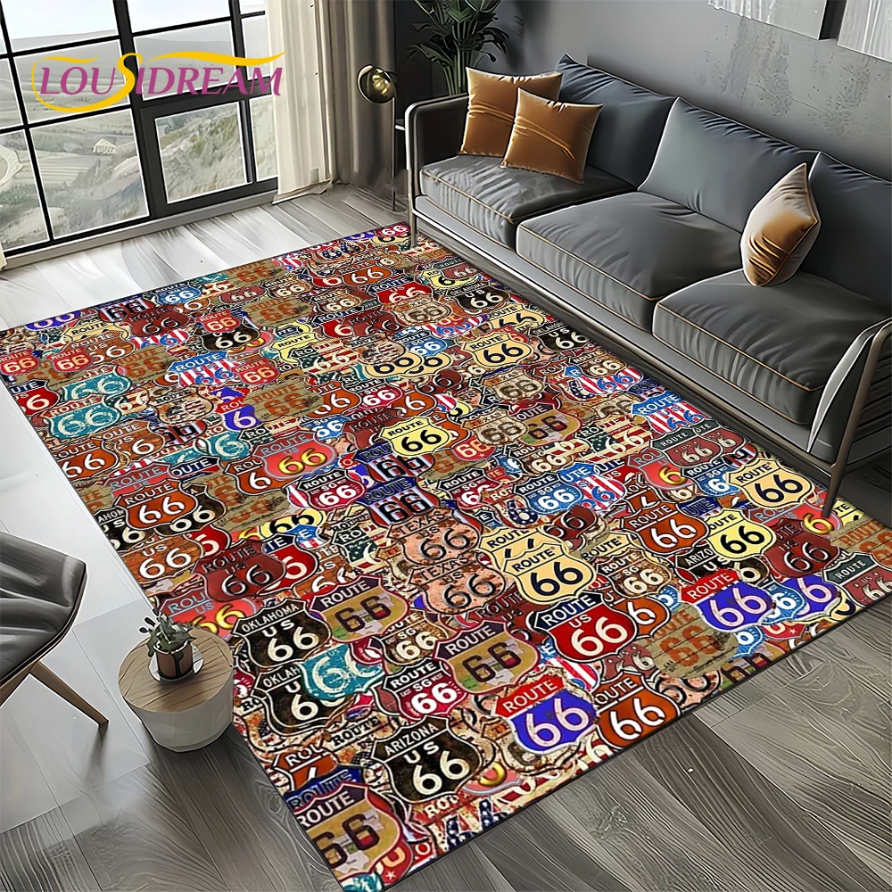 Route 66, ретро, Америка, исто – обзор и цена Commercial Road Printing